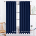 Custom Navy Blue Blackout Curtains 72 Inch